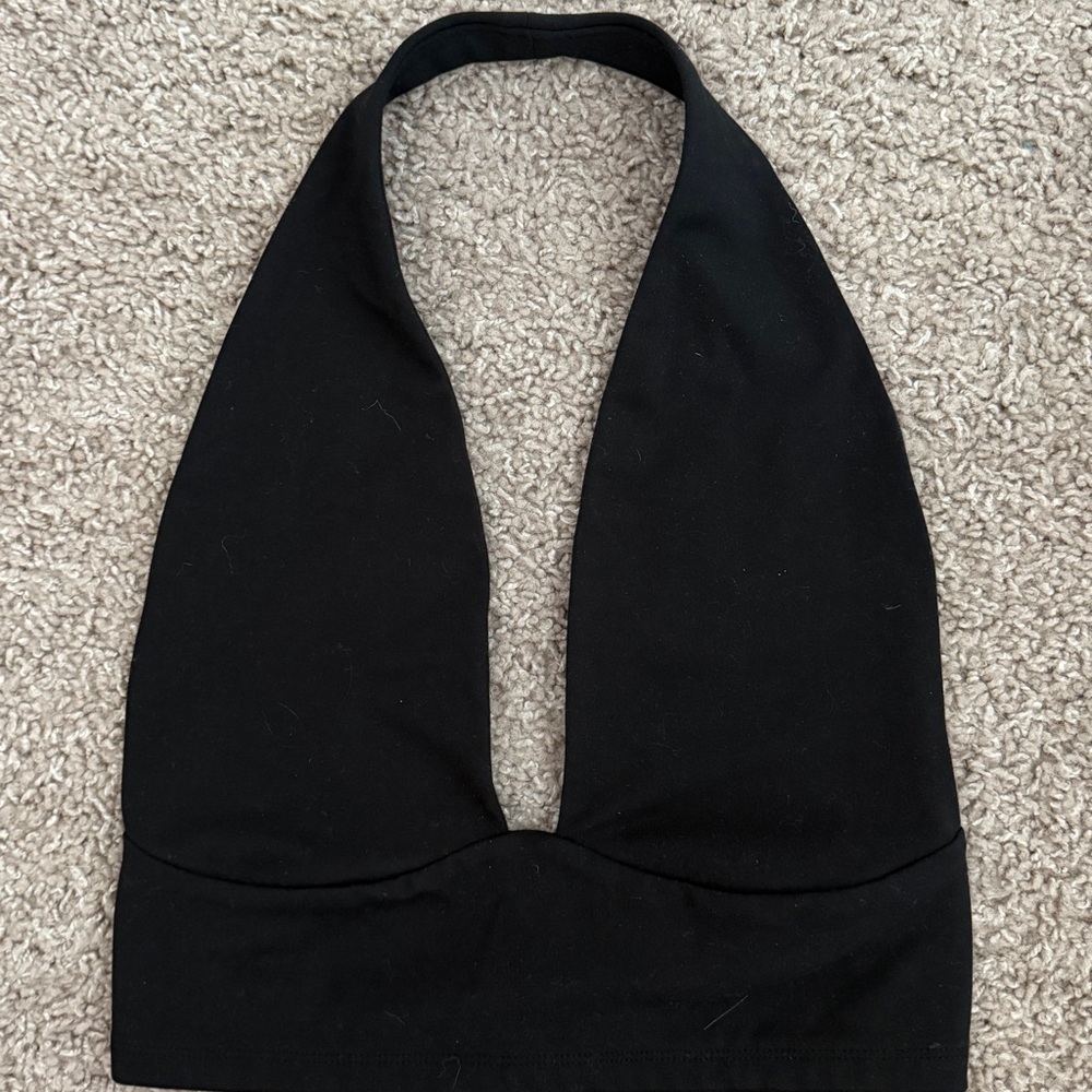 Wild Fable Black Halter Top